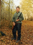 A hunter in Bimont Forest, 2005